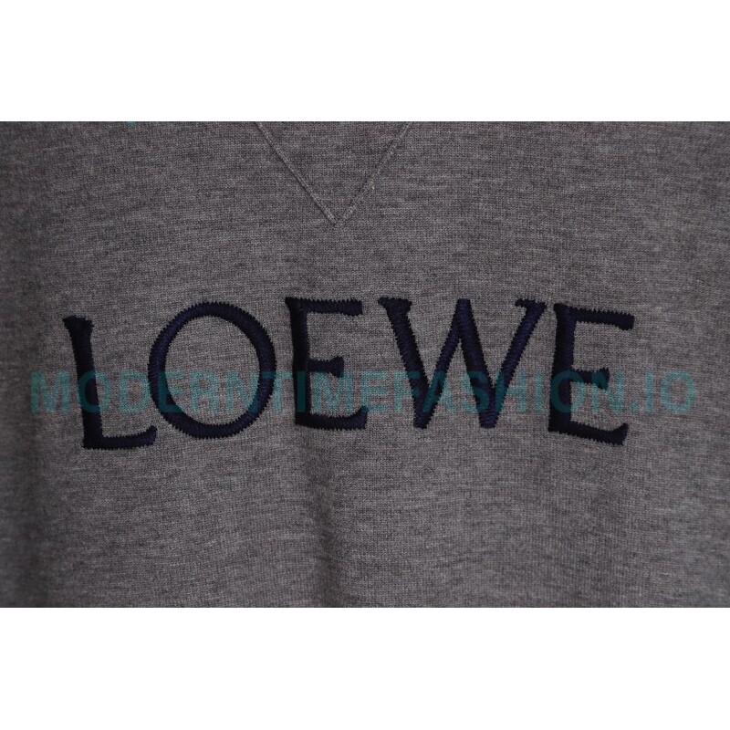Loewe - 23FW Embroidered Logo Crewneck Sweater