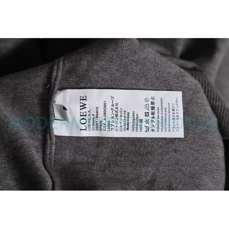 Loewe - 23FW Embroidered Logo Crewneck Sweater