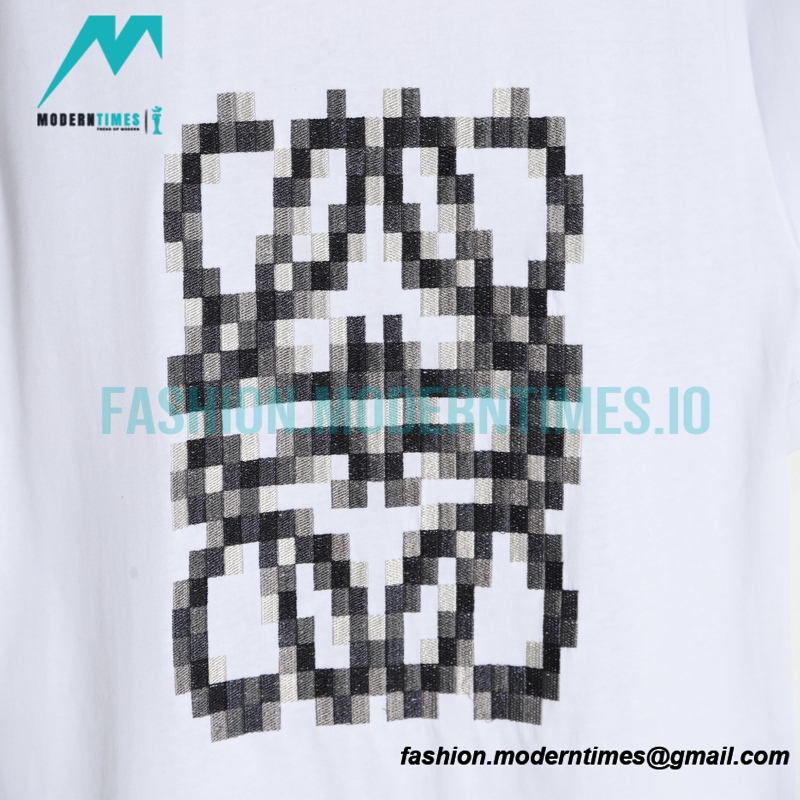 Loewe - Mosaic Four-leaf Clover Embroidery Short Sleeve