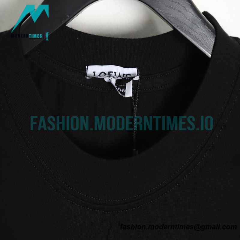 Loewe - Cartoon Dog Head Letter Short Sleeve