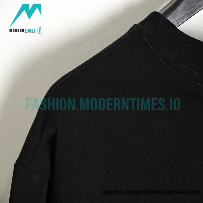 Loewe - 23ss Simple Color Contrast Logo Embroidery Short-sleeved T-shirt