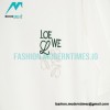 Loewe - 23ss Simple Color Contrast Logo Embroidery Short-sleeved T-shirt