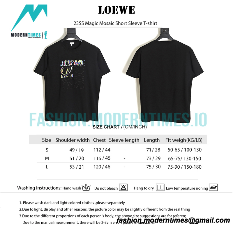 Loewe - 23SS Magic Mosaic Short Sleeve T-shirt