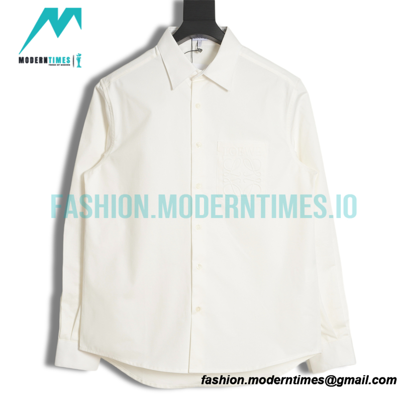 Loewe - Anagram High Frequency Embossed Pocket Shirt