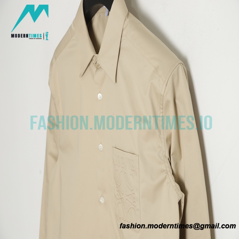 Loewe - Anagram High Frequency Embossed Pocket Shirt