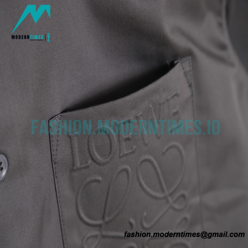 Loewe - Anagram High Frequency Embossed Pocket Shirt