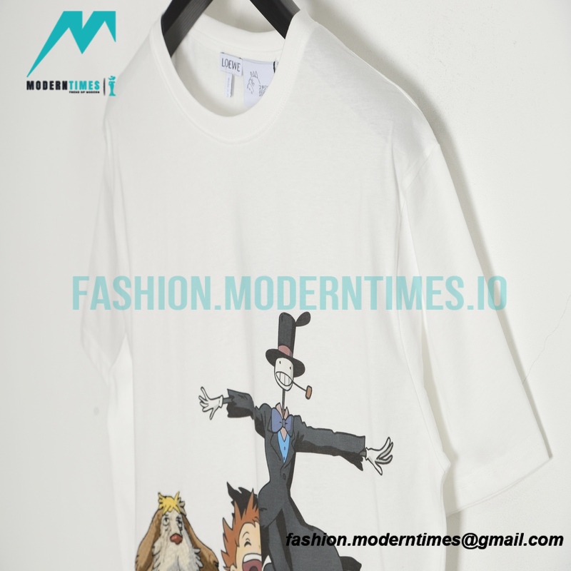 Loewe - 23SS Scarecrow Short Sleeve T-shirt