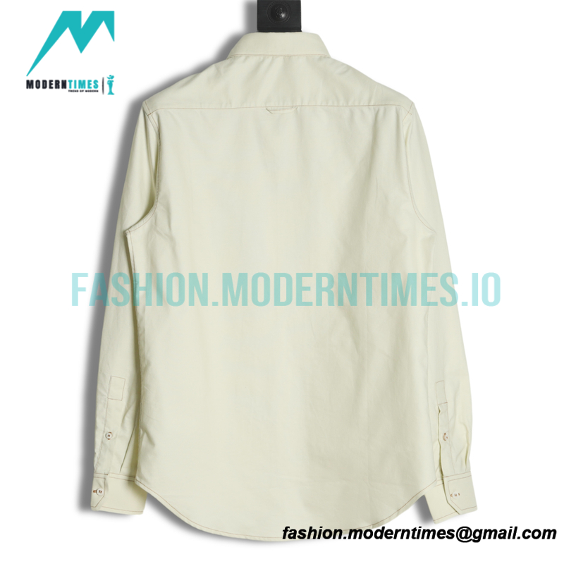 Loewe - 22FW Four-leaf Clover Pocket Long Shirt