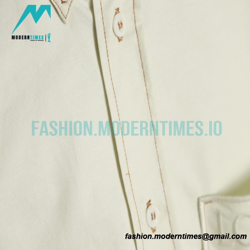 Loewe - 22FW Four-leaf Clover Pocket Long Shirt