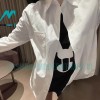 Loewe - Logo Three-dimensional Embroidered Long Sleeve Shirt