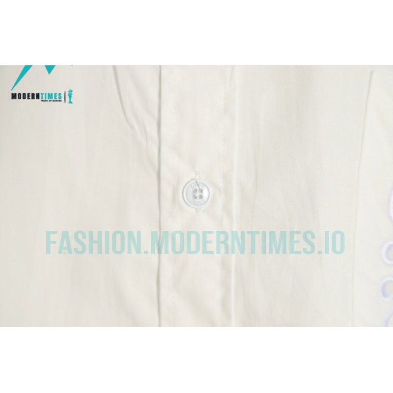 Loewe - Logo Three-dimensional Embroidered Long Sleeve Shirt