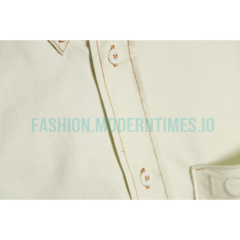 Loewe - 22FW Four-leaf Clover Pocket Long Shirt