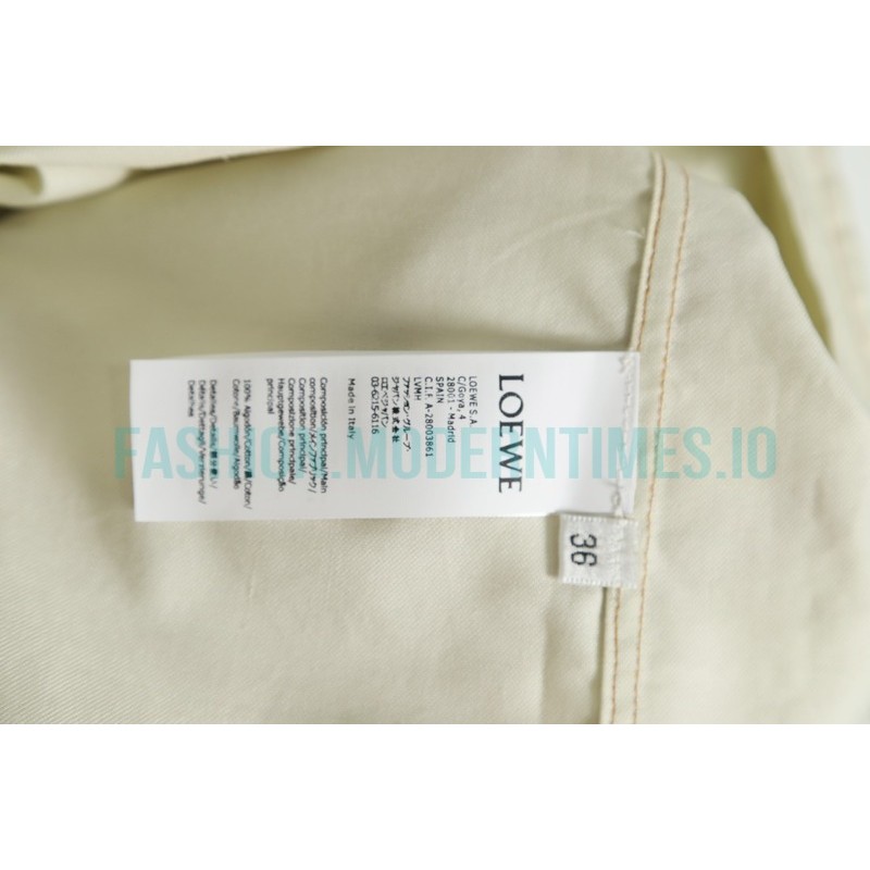 Loewe - 22FW Four-leaf Clover Pocket Long Shirt