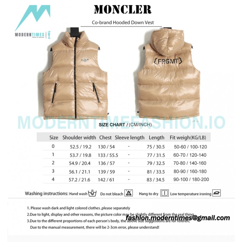 Moncler - Frgmt Co-brand Hooded Down Vest