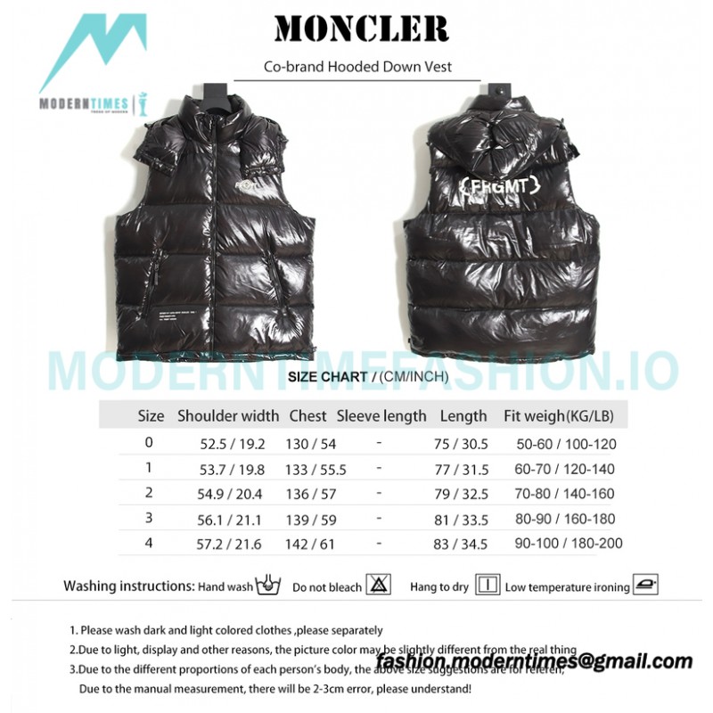 Moncler - Frgmt Co-brand Hooded Down Vest