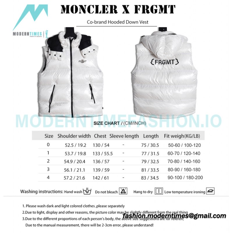 Moncler - Frgmt Co-brand Hooded Down Vest