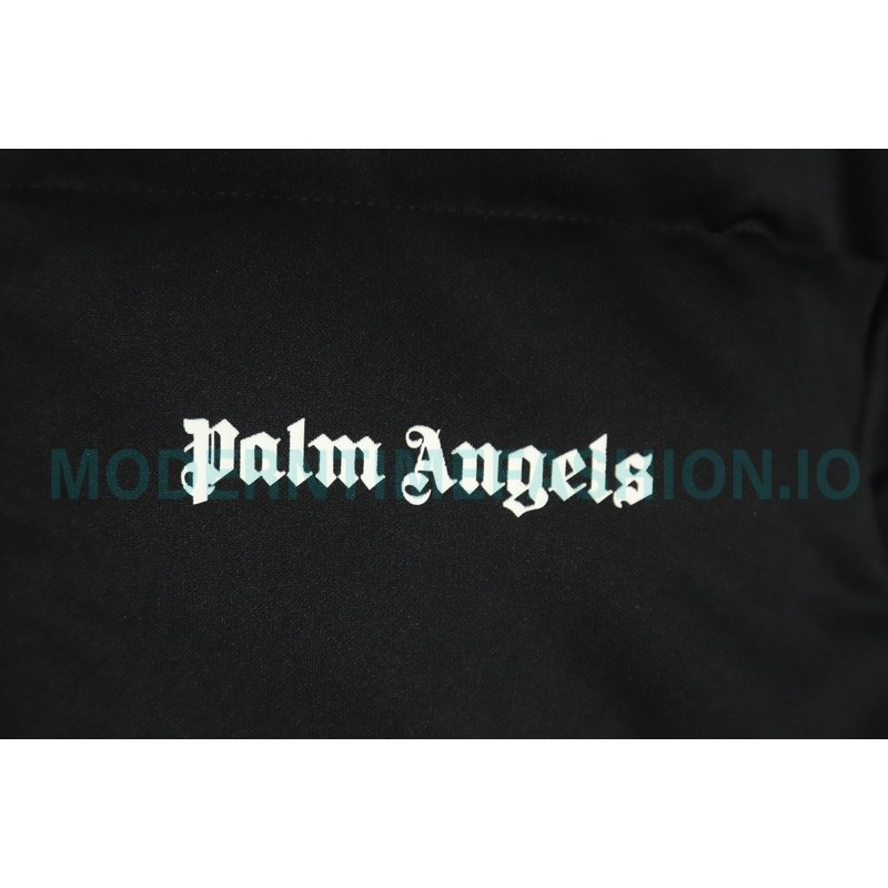 Moncler - Palm Angels Co-brand Striped Embroidered Logo Down Jacket