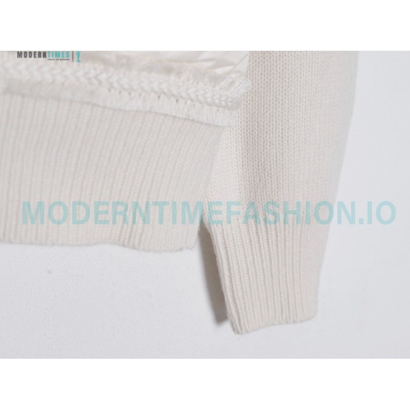 Moncler - 23FW Grenoble Series Knitted Patchwork Down Collar Casual Jacket