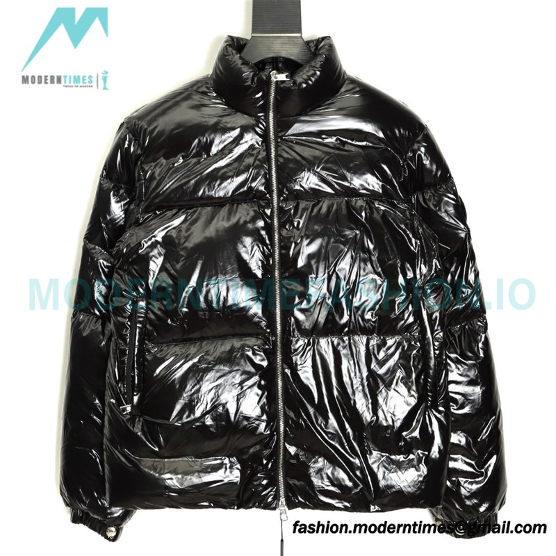 Moncler - Friesian Lacquered Printed Down Jacket
