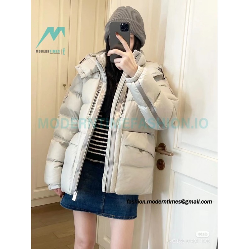 Moncler - Alys 9SM White Goose Down Hooded Jacket