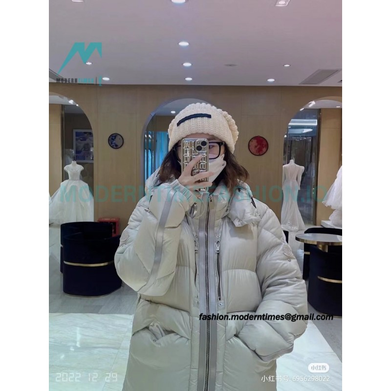 Moncler - Alys 9SM White Goose Down Hooded Jacket