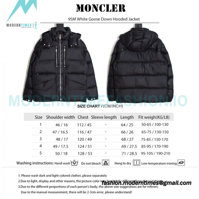 Moncler - Alys 9SM White Goose Down Hooded Jacket
