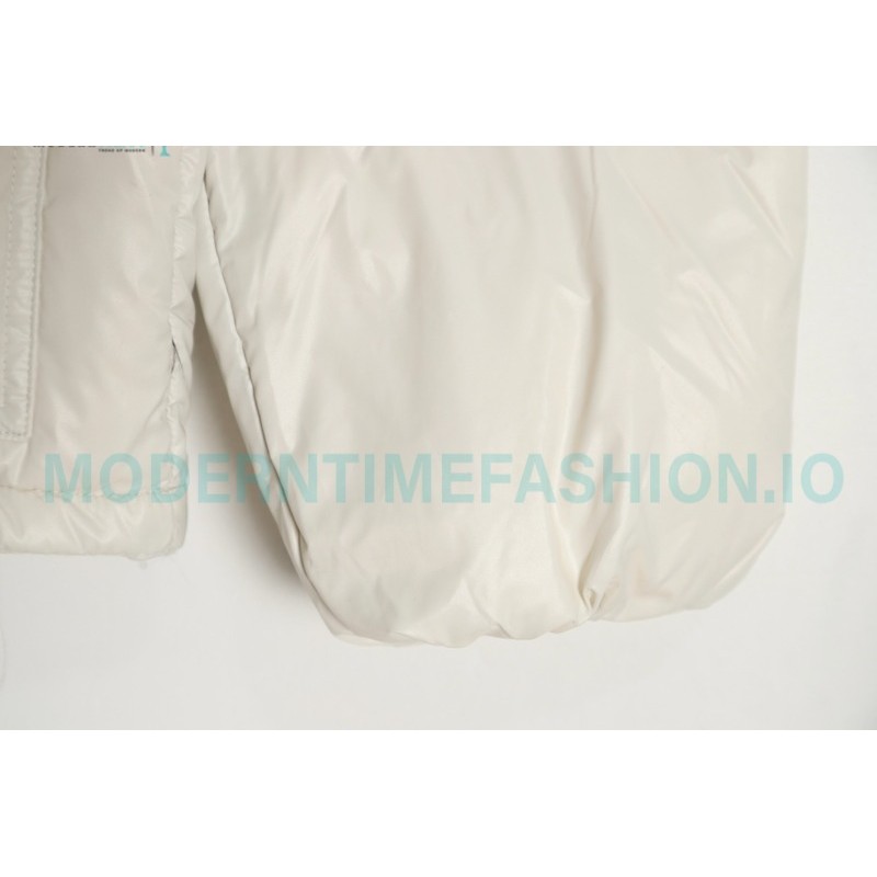 Moncler - 23FW Abbaye Logo Embroidered Short Down Jacket