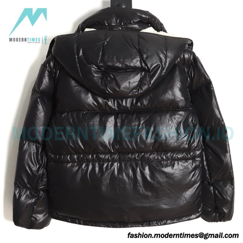 Moncler - 23FW Abbaye Logo Embroidered Short Down Jacket