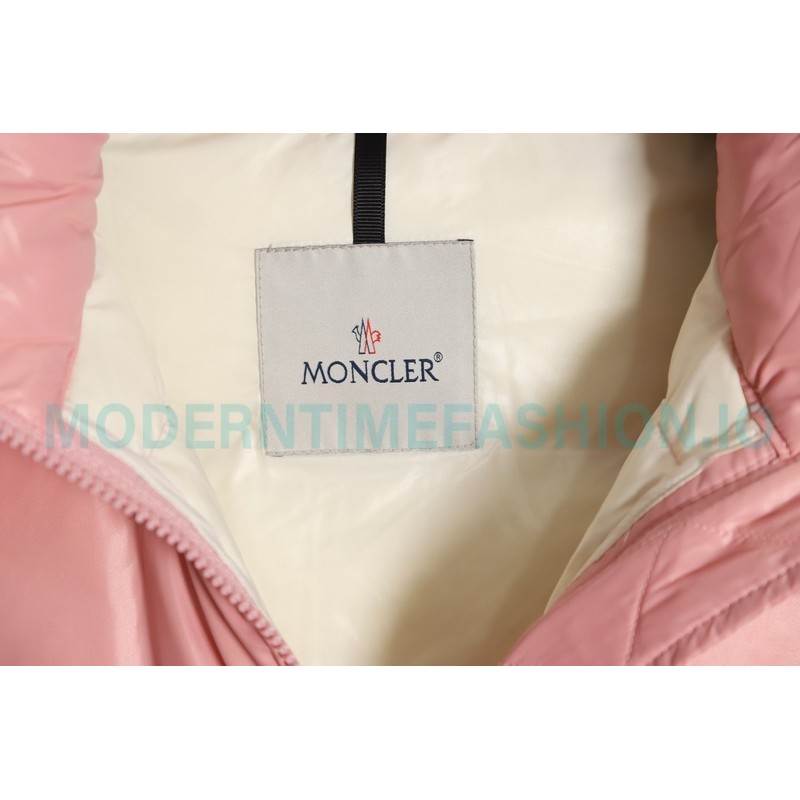 Moncler - 23FW Abbaye Logo Embroidered Short Down Jacket