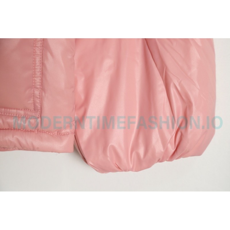Moncler - 23FW Abbaye Logo Embroidered Short Down Jacket