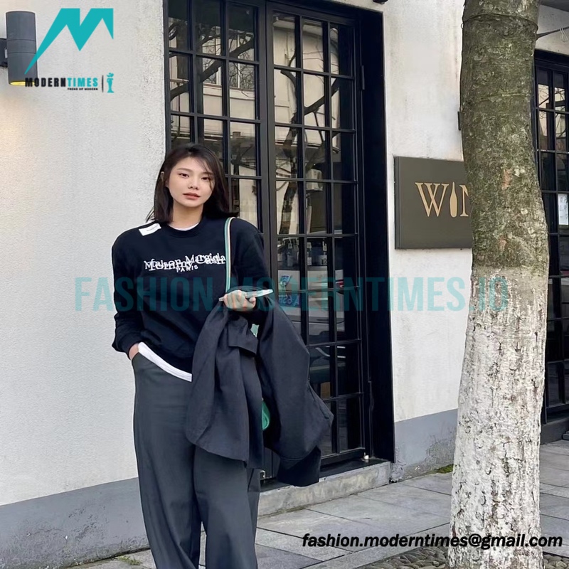 Margiela - Classic Embroidered Letter Hoodie
