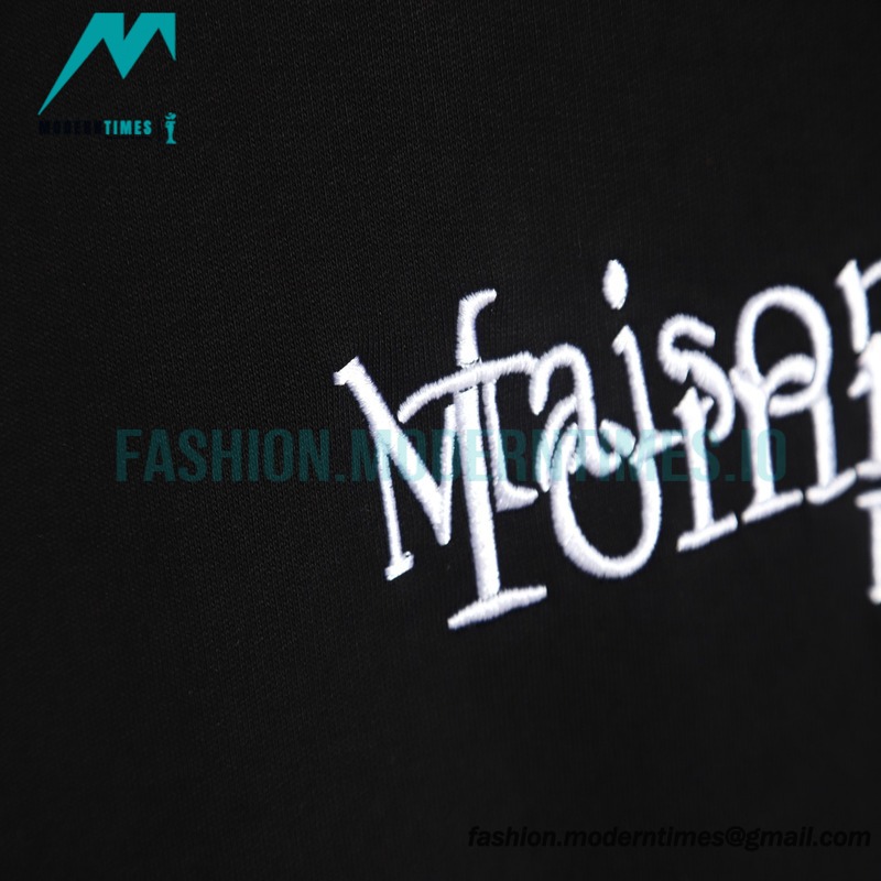 Margiela - Classic Embroidered Letter Hoodie