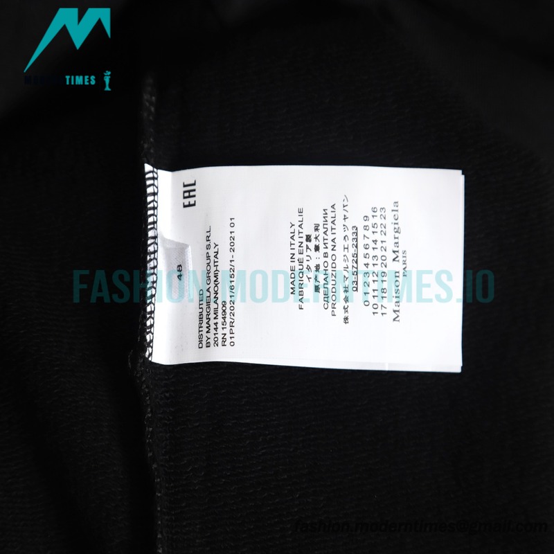 Margiela - Classic Embroidered Letter Hoodie