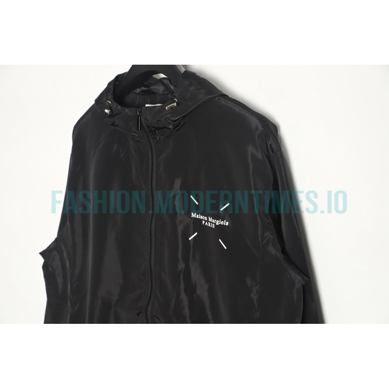 Maison Margiela - Digital Print Hooded Trench Coat