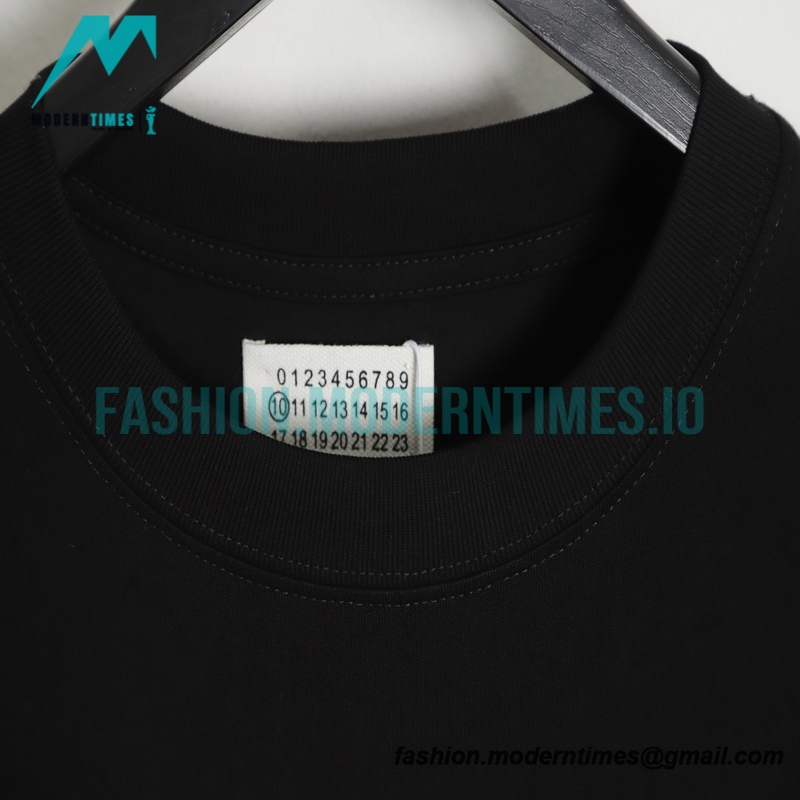 Maison Margiela - Classic Collar Embroidered Short Sleeve