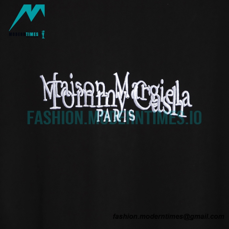Maison Margiela - Classic Collar Embroidered Short Sleeve