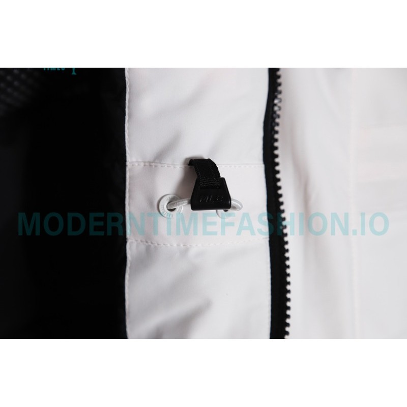 MLB - Chest Embroidered Logo Fur Collar Hooded Down Jacket