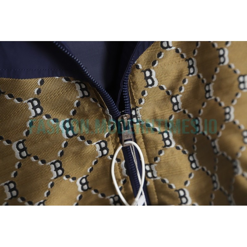MLB - Logo printed Letter Hooded Long-sleeved Printed Jacket