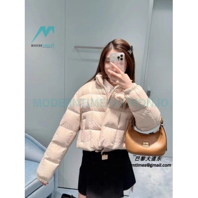 Miu Miu - 23FW Check Bread Short Down Jacket