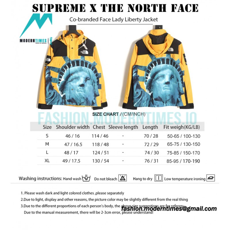 Supreme - The North Co-branded Face Lady Liberty Jacket