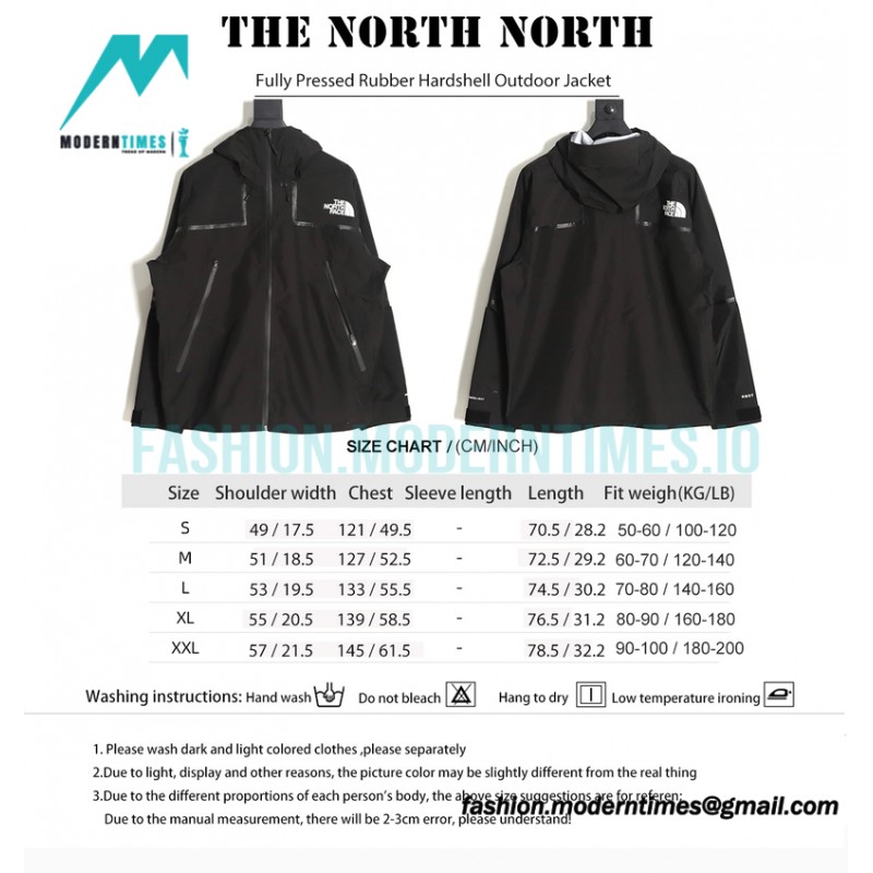 The North Face - Fully Pressed Rubber Hardshell Outdoor Jacket