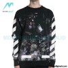 Off White - Starry Sky Fireworks Hoodie