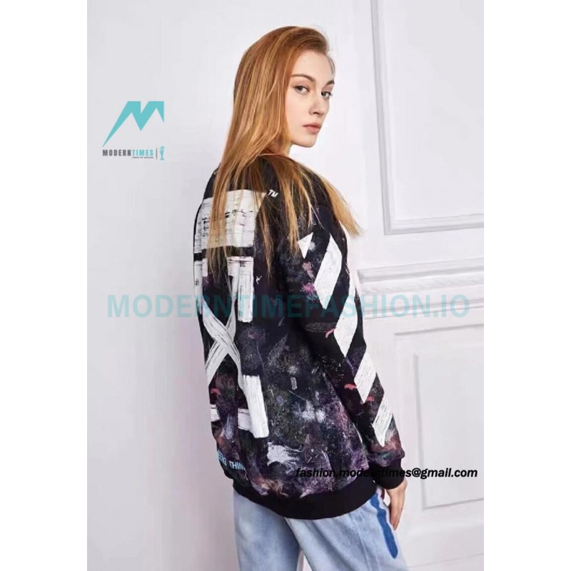 Off White - Starry Sky Fireworks Hoodie
