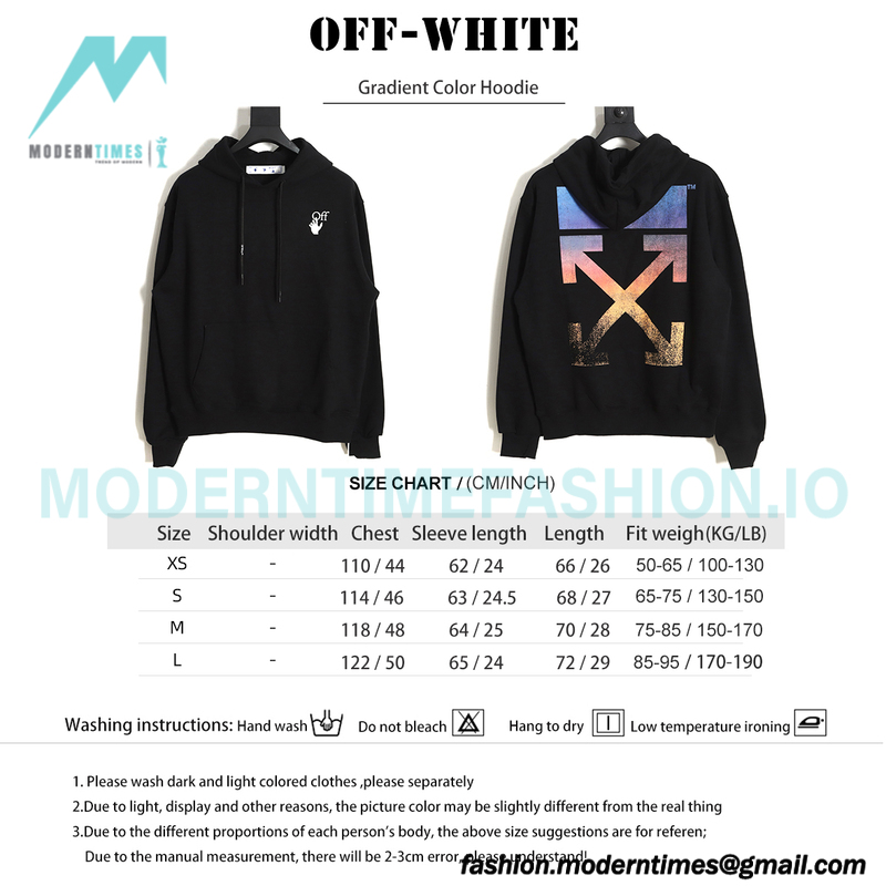 Off-White - Gradient Color Hoodie