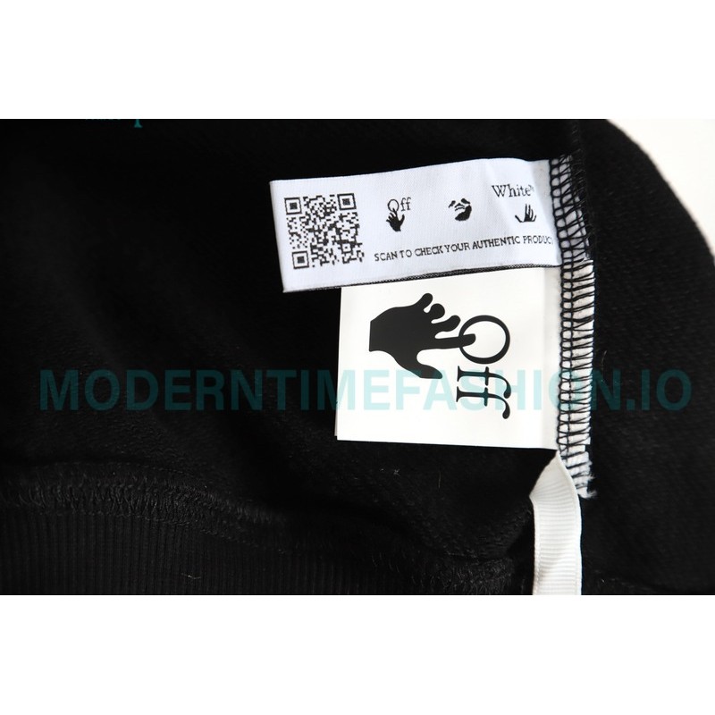 Off-White - Environmental Graffiti Ink Arrow Hoodie