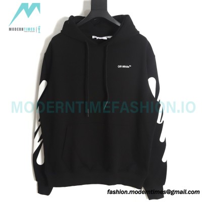 Off White - Graffiti ECG Print Hoodie