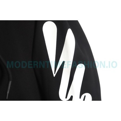 Off White - Graffiti ECG Print Hoodie