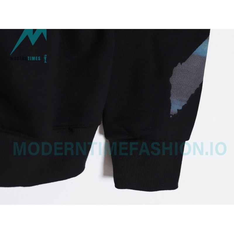 Off White - Monet Oil Painting Printed Zipper Hoodie