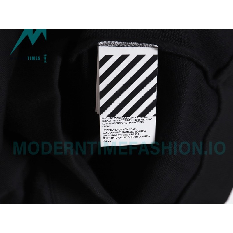 Off White - Monet Oil Painting Printed Zipper Hoodie