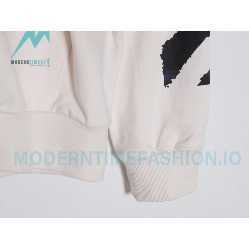 Off White - Monet Oil Painting Printed Zipper Hoodie